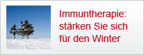 Immuntherapie: stärken Sie sich für den Winter